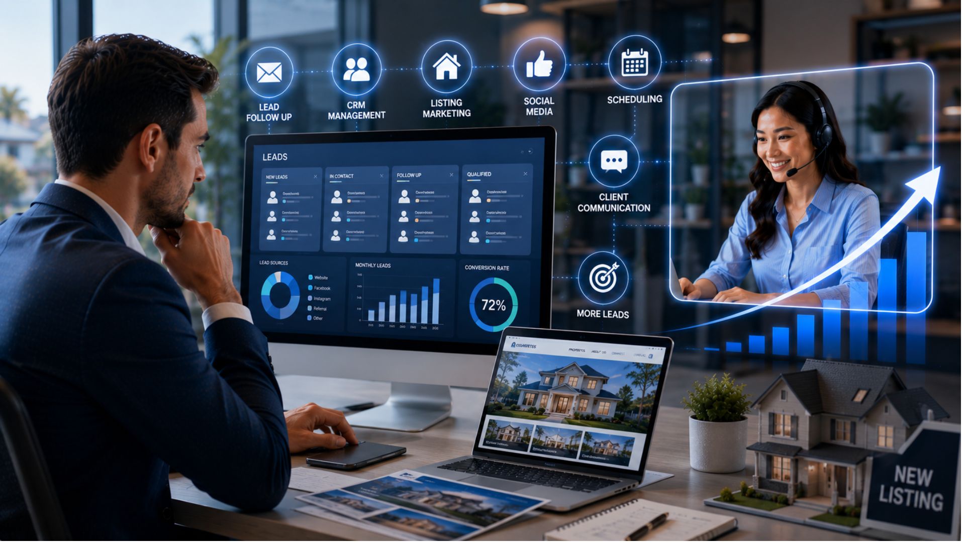How a Virtual Assistant Can Help Real Estate Professionals Generate More Leads | Seismic Design INC