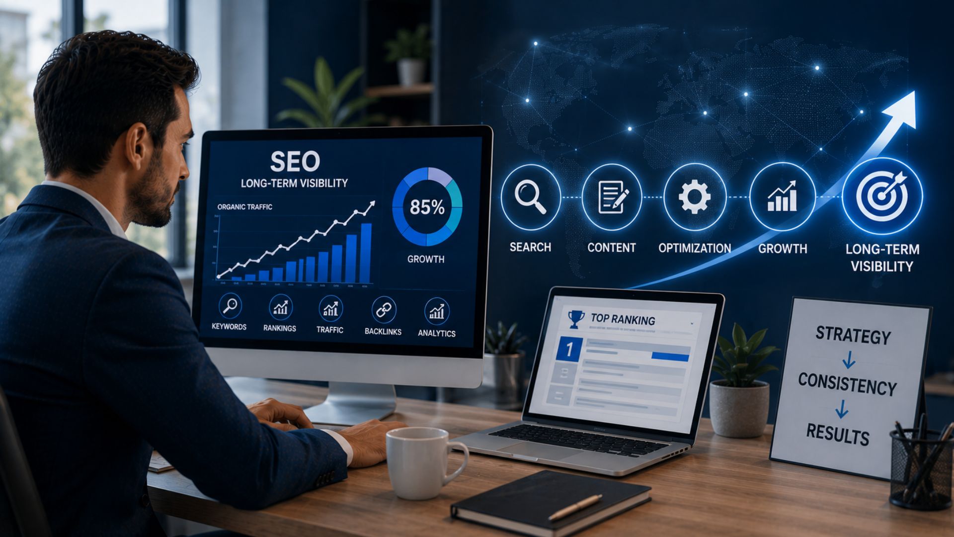 The Role of SEO in Building Long-Term Online Visibility | Seismic Design INC
