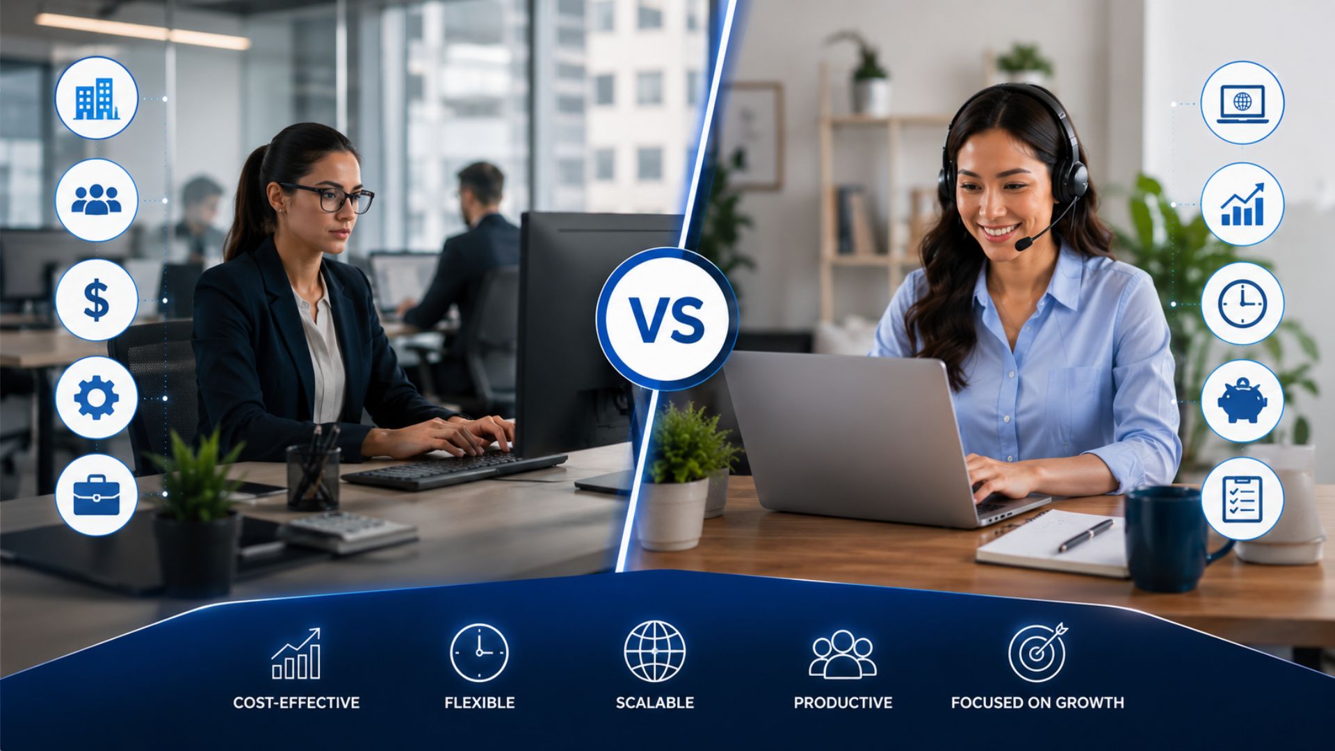Virtual Assistant vs In-House Employee: Which Is Better for Growing Businesses? | Seismic Design INC